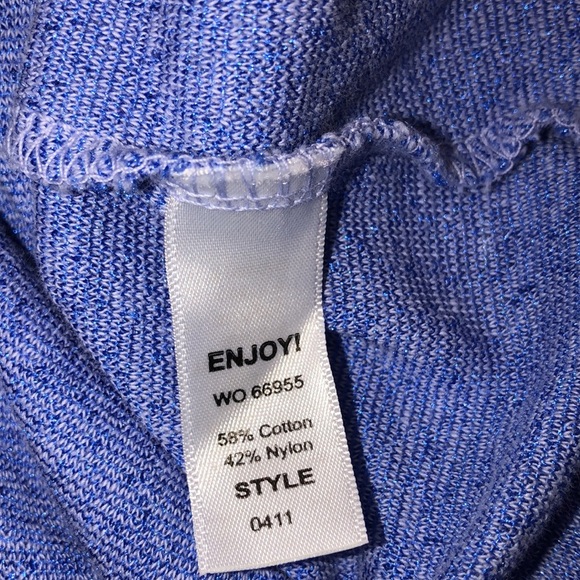 Michael Stars one size purple sleeveless top - Picture 4 of 4